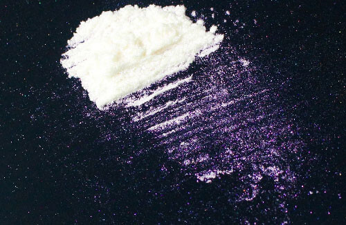 Glitter Bright violet mica powder