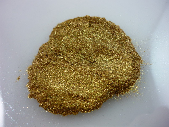 Glitter Brilliant Gold mica powder