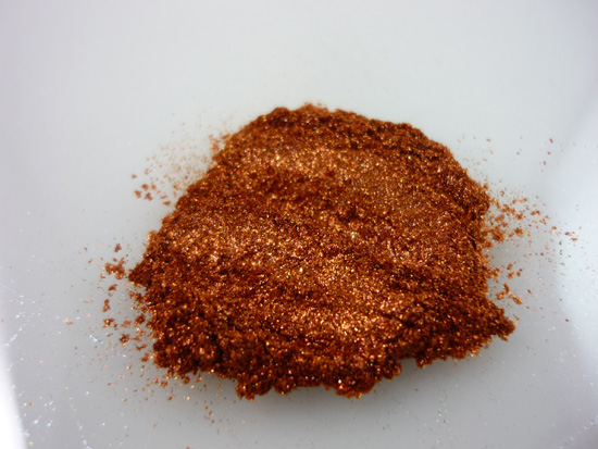 Sparkle Bright Red Brown mica powder
